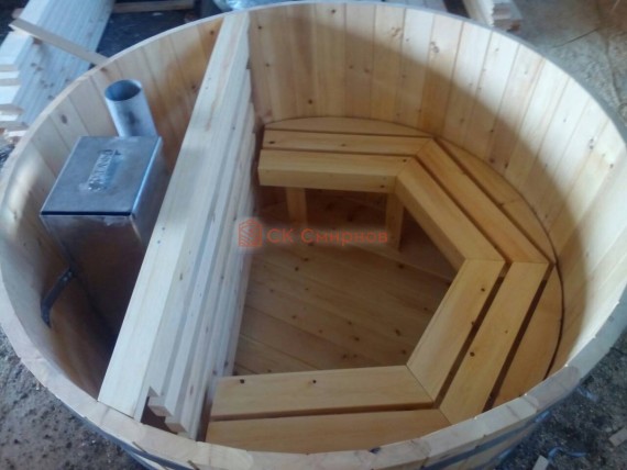 Купель на террасе