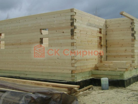 Январь 2016 - дом из бруса №16