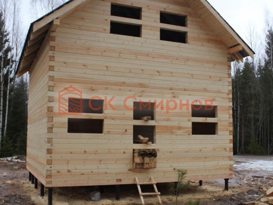 Февраль 2016 - дом из бруса №18
