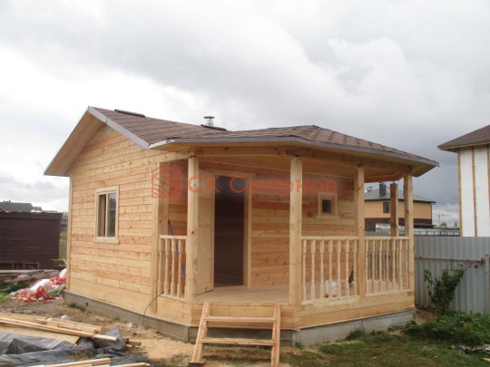 Октябрь 2016 - баня из бруса №28