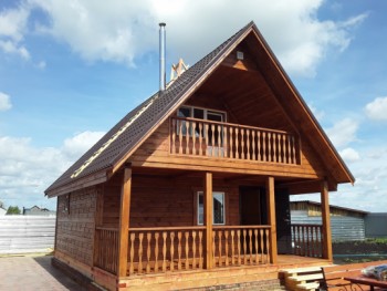 Фото №5: баня из бруса 110