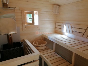 Фото №26: каркасная баня 115