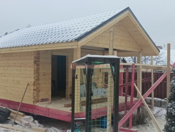 Фото №1: баня из бруса 128