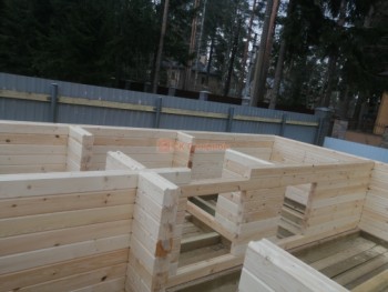 Фото №5: баня из бруса 135