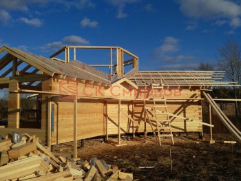 Фото №109: баня из бруса 33